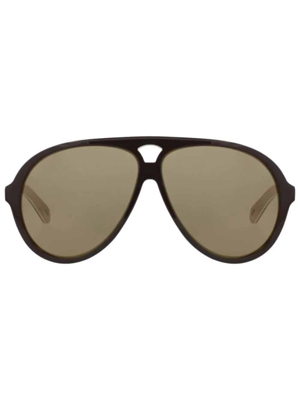 New Chloé Women's Eyeglasses Aviator Brown Brown Bronze